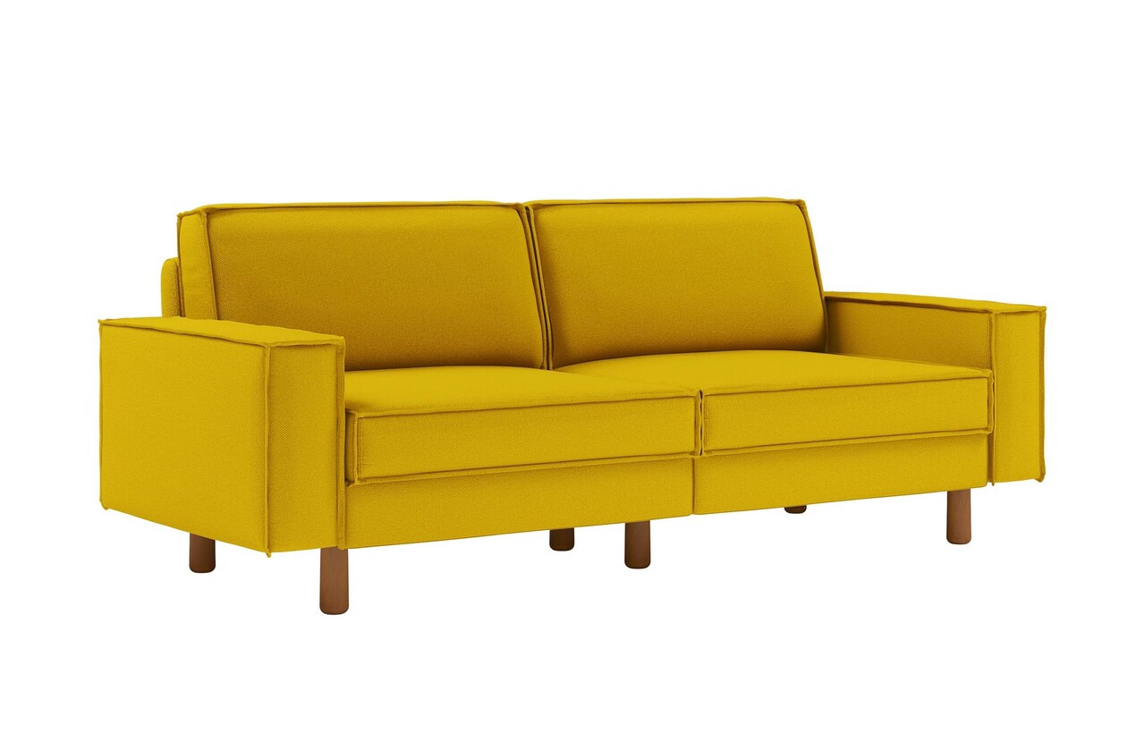 Canapea 3 locuri, Atelier del Sofa, 918CMF1243, Otel, Floarea-soarelui / Nuc Canapele